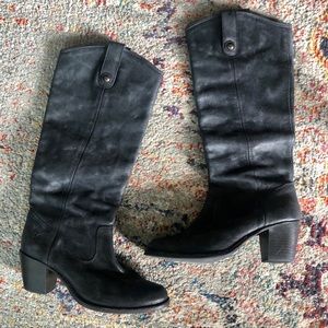 Stretched Calf Frye Jackie Button  8